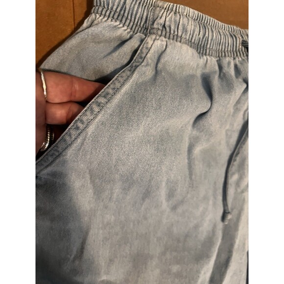 029-015 Kim Rogers Womens Size PS‎ S Petite Elastic Waist Blue Capri Inseam - Picture 3 of 5